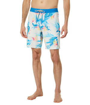 Imbracaminte Barbati ONeill Tropicali 19quot Cruzer Boardshorts Cream, ONeill