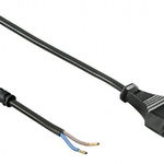 Gembird Power cord, euro plug to free ends, 1.5 m, black, Gembird