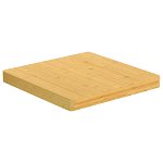vidaXL Blat de masă, 50x50x4 cm, bambus, vidaXL