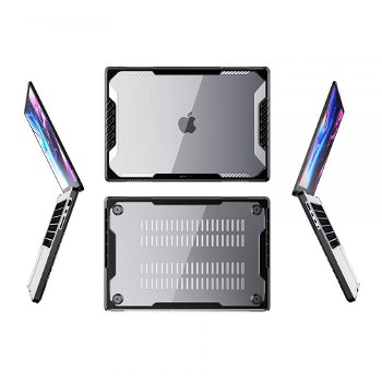 Carcasa Supcase Unicorn Beetle compatibila cu Apple Macbook Pro 16 inch 2021/2022/2023 Black, Supcase