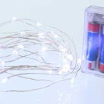 Ghirlanda  luminoasa decorativa 50 micro LED-uri albe cu luminozitate ridicata lumina alb cristal WELL