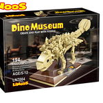 Set de constructie Fossil Building Blocks Dino Museum Ankylosaurus, Linoos