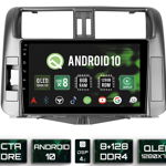 Navigatie Toyota Land Cruiser Prado (2009-2016), Android 13, Z-Octacore 8GB RAM + 256GB ROM, 10.1 Inch - AD-BGZ10008+AD-BGRKIT070, AD-BGZ