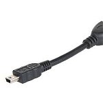 Cablu adaptor OTG miniUSB - USB mama 27.5cm case de marcat tablete telefoane SMART, OEM