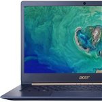 Laptop Acer Swift 5 Pro SF514-53T 14 inch FHD Intel Core i7-8565U 16GB DDR4 512GB SSD FPR Windows 10 Pro Charcoal Blue