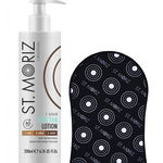 Set pentru Autobronzare Profesionala ST MORIZ cu Lotiune Fast Tan 1 Hour | 2 Hrs | 3 Hrs si Manusa, 200 ml