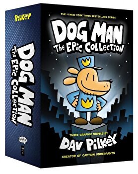 Dog Man The Epic Collection From the Creator of Captain Underpants Dog Man 1-3 Boxed Set 9781338230642