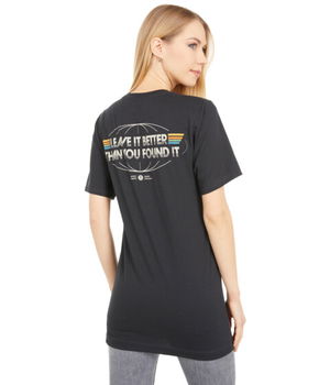 Imbracaminte Femei Parks Project Leave It Better Globe Tee Vintage Black, Parks Project