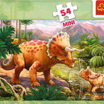 Trefl PUZZLE 54EL TREFL 19729 MINI AMAZING DINO PU, Trefl