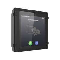Modul afisaj IPS touch screen, 4 inch, pentru Interfon modular, Hikvision DS-KD-TDM