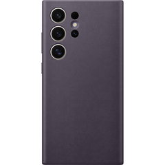 Husa de protectie Samsung Vegan Leather Case pentru Galaxy S24 Ultra DARK VIOLET