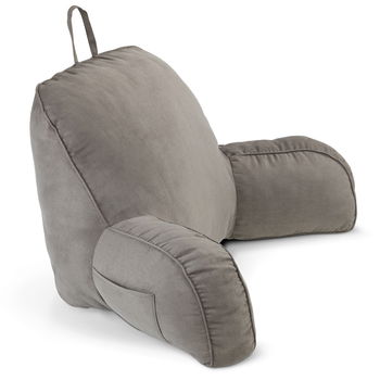 Perna pentru spate cu brate Maximex, Back, 76x40x46 cm, poliester, gri, Maximex