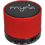 Boxa portabila MYRIA MDC-0601RD, Bluetooth 3.0, 3W, rosu