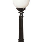 LAMPA PENTRU EXTERIOR BSU 8 Outdoor Floor Lamp, Negru, 25x95x25 cm, Avonni