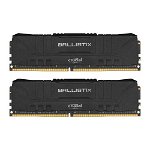 Memorii Crucial Ballistix Black 16GB(2x8GB) DDR4 3200MHz CL16 Dual Channel Kit