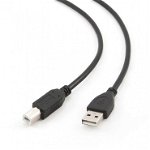 Cablu USB Pentru Imprimanta USB 2.0 La USB 2.0 Type-B 3m Negru, Spacer
