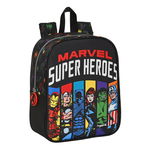 Rucsac pentru Copii The Avengers Super heroes Negru (22 x 27 x 10 cm), The Avengers