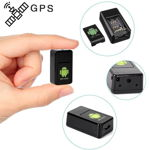 Mini GPS Tracker Techstar® GF-08, Localizare GPS, Microfon, MicroSD, SIM GPRS si MMS, Negru
