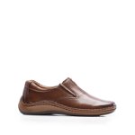 Pantofi casual bărbați din piele naturală, Leofex - 919 Marone Box, Leofex