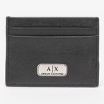 Portofel pliabil de piele, ARMANI EXCHANGE