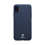 Carcasa iPhone X / XS Baseus Thin Dark Blue (anti-amprente)