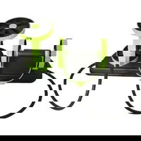 Aparat fitness ENGROSS cu role duble si corzi elastice, pentru abdomene, spate, brate si picioare, cu baza antiderapanta,