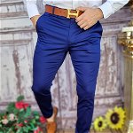 Pantaloni eleganți de bărbați, Slim Fit si Conici - PN642, 