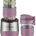 Mini Blender Concept SM-3483, 500 W, 23000 rpm, Smoothie, 2 recipiente 570 ml, 1 recipient 400 ml, Fara BPA, Rose, Concept