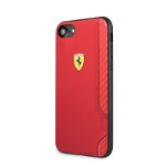 Husa Cover Ferrari On Track Rubber Soft pentru iPhone 7/8/SE2 Rosu, Ferrari