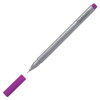 Liner 0.4mm albastru-violet FABER CASTELL Grip, FABER-CASTELL