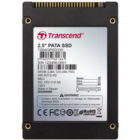 SSD, Transcend, 64GB, 2.5", PATA, 63.92MB/s, Negru