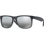 Ochelari soare unisex, Ray Ban, Model Justin, 54 x 16 x 145mm, Negru