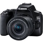 Camera foto canon dslr eos 250d + obiectiv ef-s 18-55mm, 24.1 mp, negru