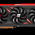 Placa video Radeon RX 7800 XT Red Devil 16GB OC, graphics card (RDNA 3, GDDR6, 3x DisplayPort, 21 HDMI 2.1), PowerColor