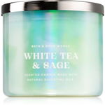 Bath & Body Works White Tea & Sage lumânare parfumată 411 g, Bath & Body Works