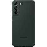 Husa de protectie Samsung Silicone pentru Galaxy S22 PLUS, Dark Green