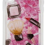Husa de protectie Lemontii Liquid Sand pentru Iphone XS / X, Makeup Glitter