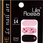 Sticker pentru unghii nail art, Lila Rossa, 14 in 1, nr 2, Lila Rossa