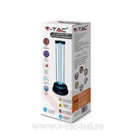 Lampă bactericida 38W, sterilizare UVC si ozon, senzor de prezenta radar, timer si telecomanda11209 VT-3338, V-TAC