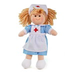 Papusa - Nurse Nancy, BIGJIGS Toys, 1-2 ani +, BIGJIGS Toys