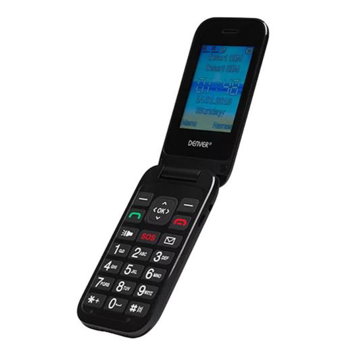 Telefon Seniori MaxComm Comfort MM32D, 2.4inch, Single SIM (Negru), Maxcom