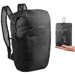 Rucsac Pliabil Impermeabil Trekking Călătorie Travel Compact 20L Mov, FORCLAZ