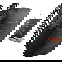 Rucsac Pliabil Impermeabil Trekking Călătorie Travel Compact 20L Negru