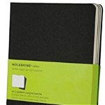 Set 3 carnete Moleskine Plain Cahier Journals Black Large, Moleskine