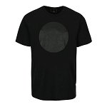 Tricou negru din bumbac cu logo pentru barbati - Converse Topo Chuckpatch, Converse