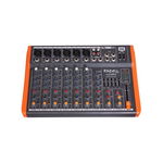 Mixer audio 8 canale, cu egalizator, port USB, Ibiza Sound, MX801, Ibiza Sound