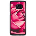 Bjornberry Shell Samsung Galaxy S7 Edge - Trandafir roșu, 