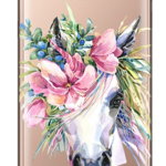 Protectie Spate Lemontti Art Watercolor Unicorn LEMHSPJ4PTWU pentru Samsung Galaxy J4 Plus (Multicolor), Lemontti