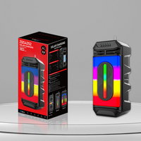Boxa portabila ZQS-4252 cu leduri RGB BLUETOOTH USB RADIO-FM