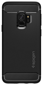 Spigen Husa Rugged Armor Samsung Galaxy S9 G960 Black (antishock), Spigen